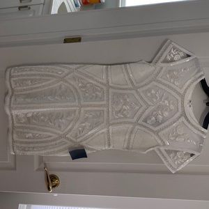 Brand new with tags white sequences dress.